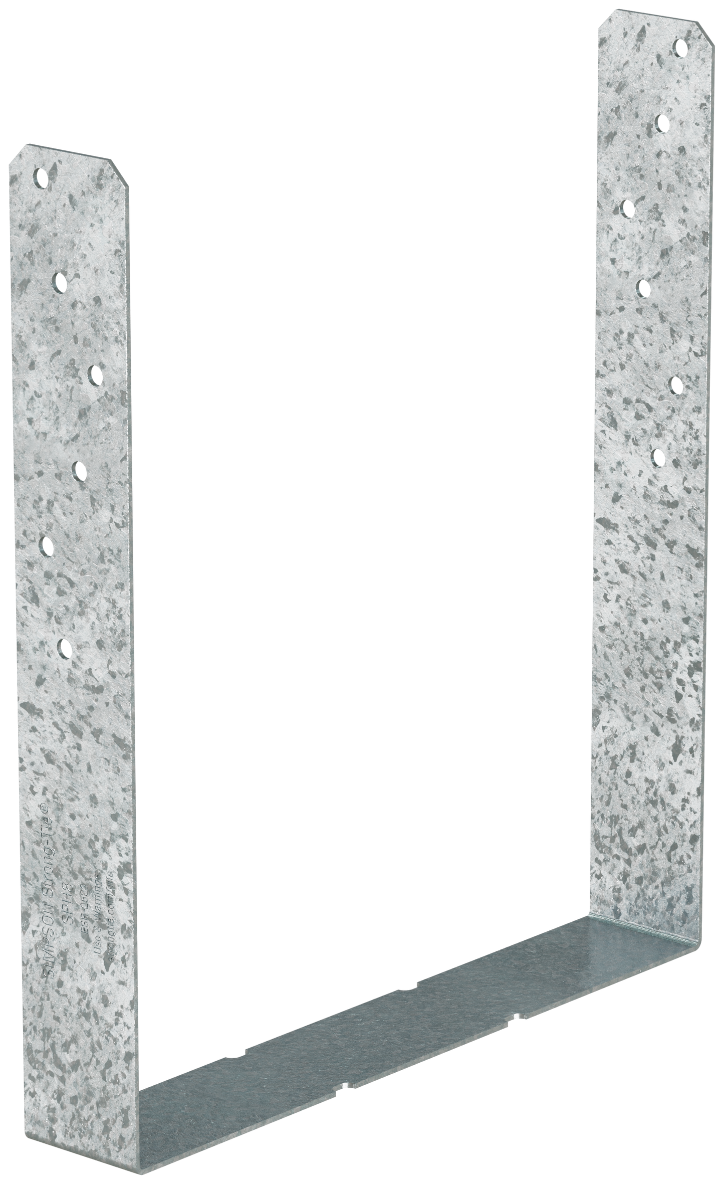 Simpson Strong-Tie SPH8 SPH 7-5/16 in. x 8-3/8 in. Galvanized Heavy-Duty Stud Plate Tie (Pack of 100)