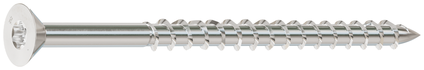 Simpson Strong-Tie T12350WPB Strong-Drive® DWP WOOD SS Screw — #12 x 3-1/2 in. T-27, Flat Head, Type 316 (1000-Qty)