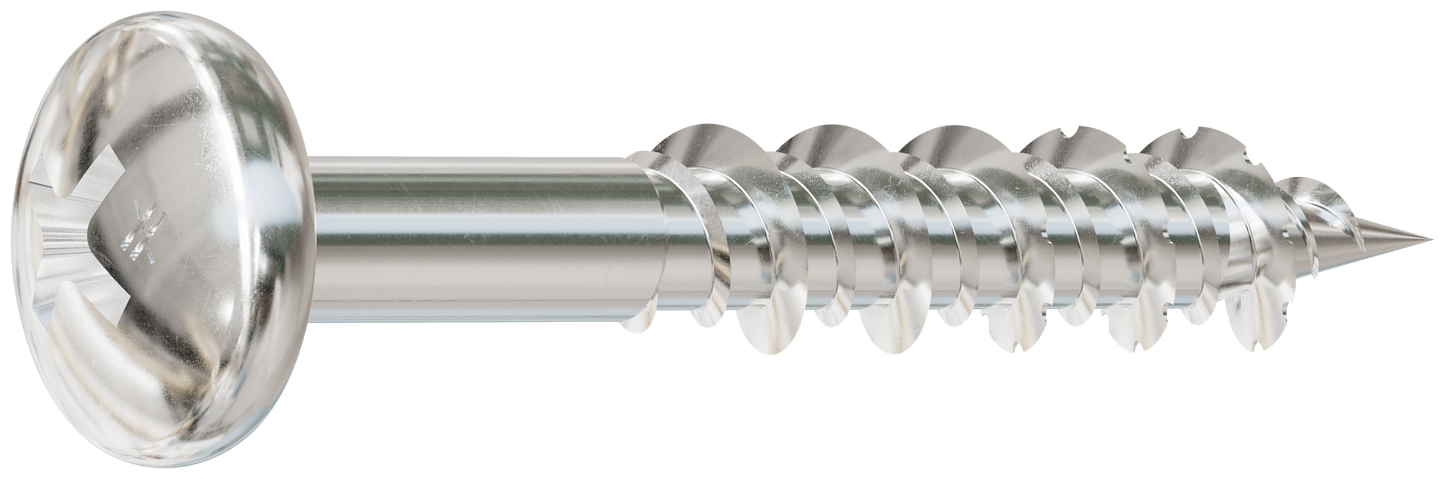 Simpson Strong-Tie T10J125PXM Marine Screw, Pan Head — #10 x 1-1/4 in. #2 Phillips Drive, Type 316 (1000-Qty) (Pack of 300)