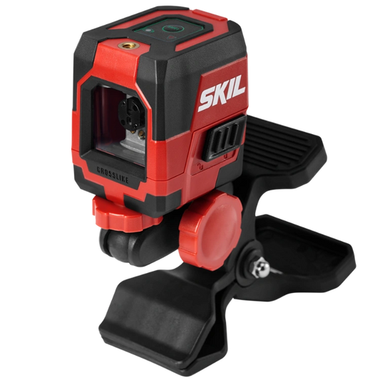 SKIL LL9324G-01 Self-leveling Green Cross Laser with Clamp