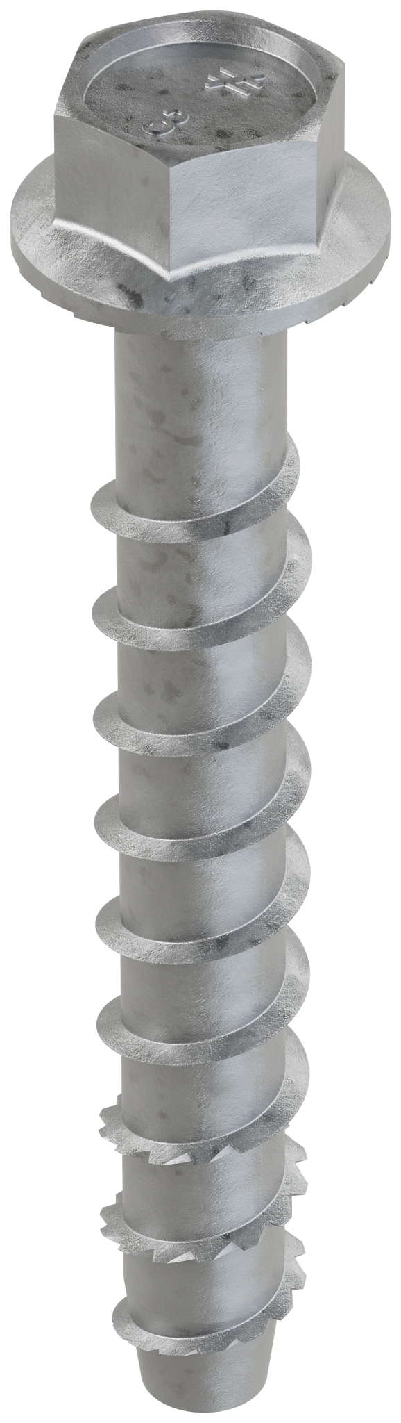 Simpson Strong-Tie THD37300HMG Titen HD® 3/8 in. x 3 in. Mechanically Galvanized Heavy-Duty Screw Anchor (50-Qty) (Pack of 4)
