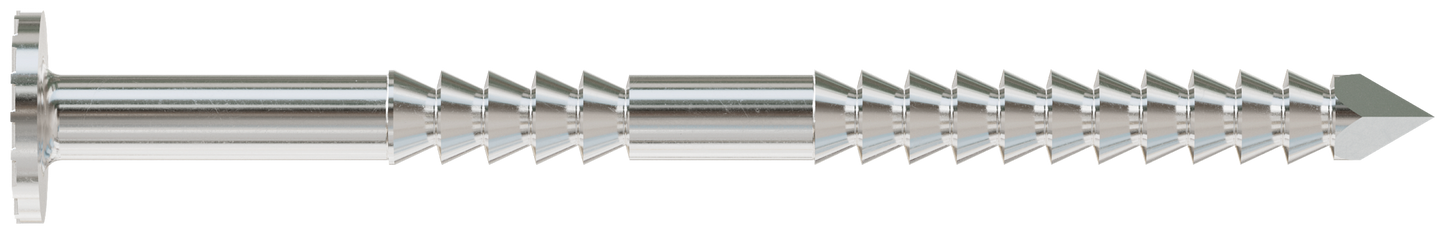 Simpson Strong-Tie T13A150SNJ 15° Wire Coil, Full Round Head, Ring-Shank Siding Nail — 1-1/2 in. Type 316 (1800-Qty)