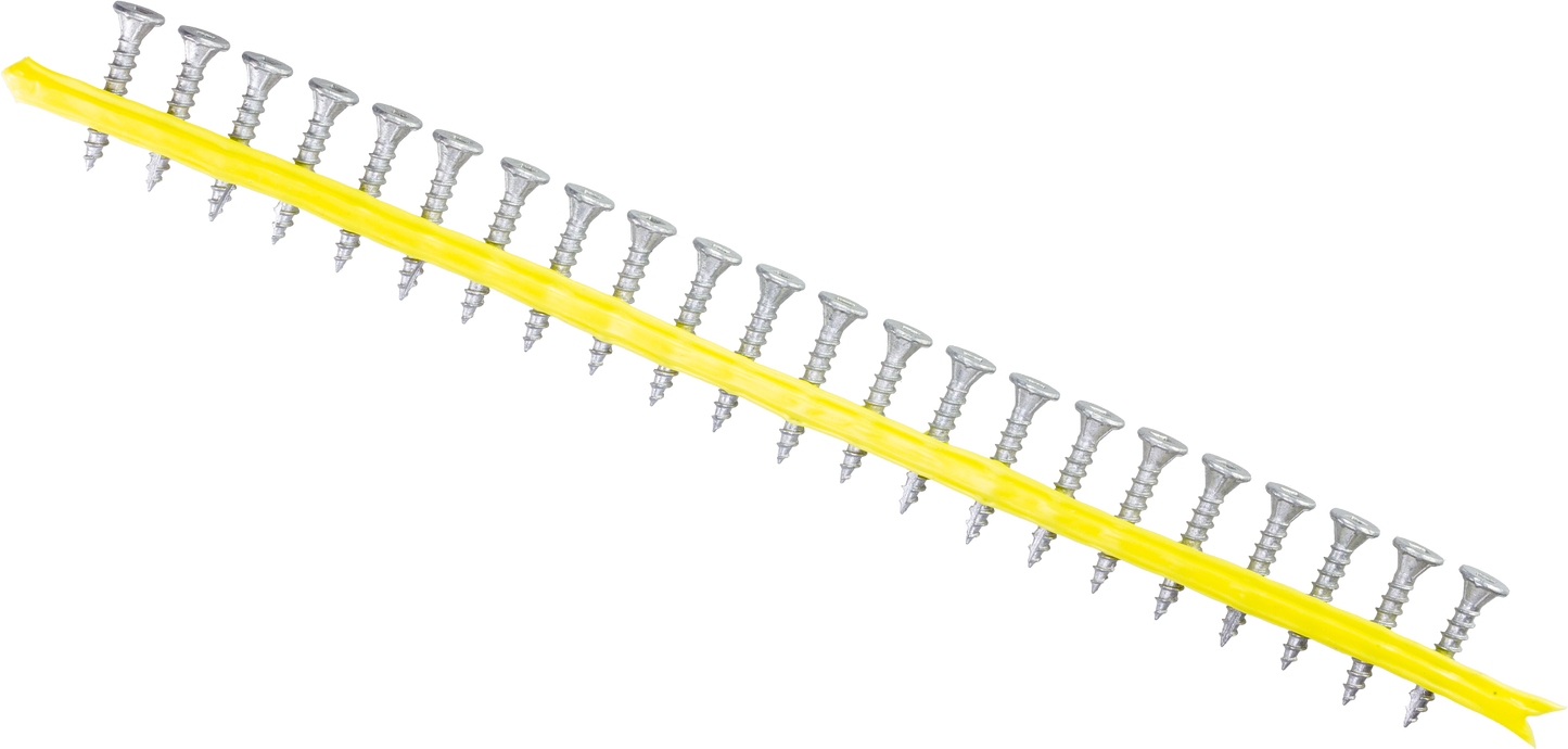 Simpson Strong-Tie CB3BLG114S CB3BLG Fiber-Cement Board Screw (Collated) — #10 x 1-1/4 in. #3 SQU (1500-Qty)