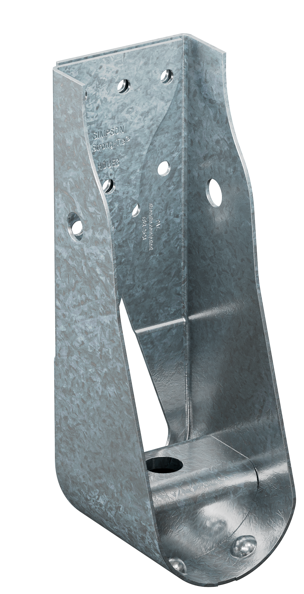 Simpson Strong-Tie HDUE3-SDS3HDG HDUE™ 8-11/16 in. Hot-Dip Galvanized Predeflected Holdown with Strong-Drive® SDS Screws (Pack of 720)