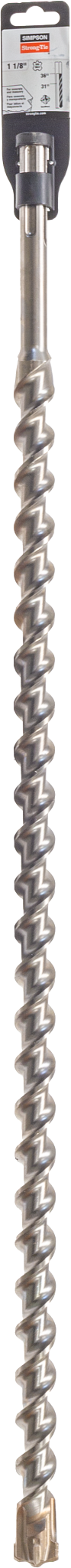 Simpson Strong-Tie MDMX11236Q 1-1/8 in. x 36 in. SDS-max® Shank Quad-Head Drill Bit