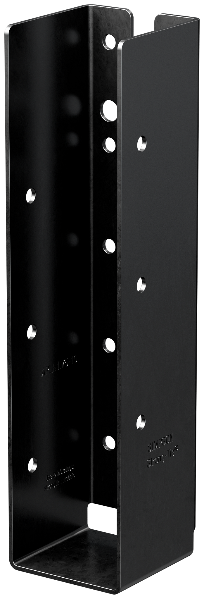 Simpson Strong-Tie APLH1.75-10 Outdoor Accents® APLH ZMAX®, Black Lt. Joist Hanger for 1-3/4 x 10 Rough Cedar