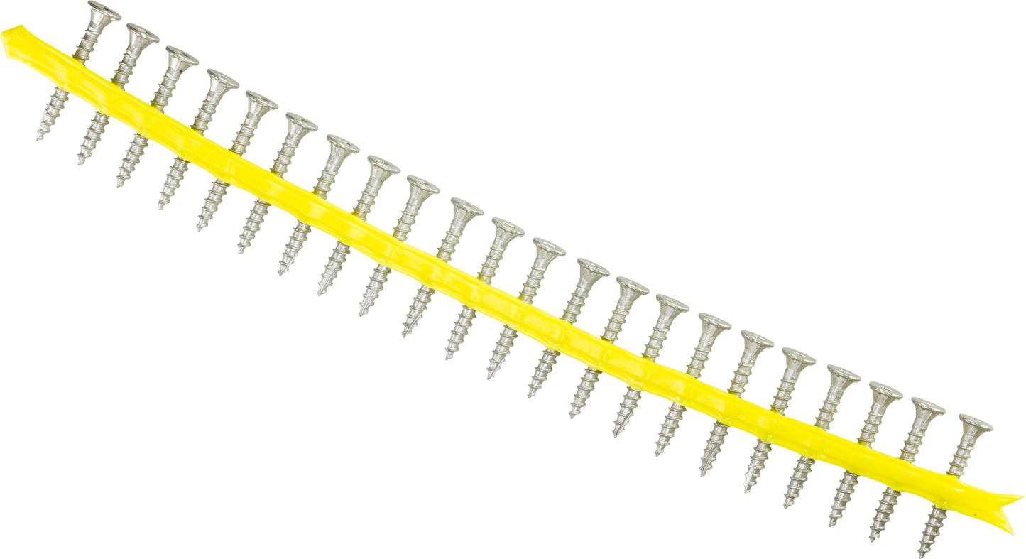 Simpson Strong-Tie CB3BLG158S CB3BLG Fiber-Cement Board Screw (Collated) — #10 x 1-5/8 in. #3 SQU (1500-Qty)