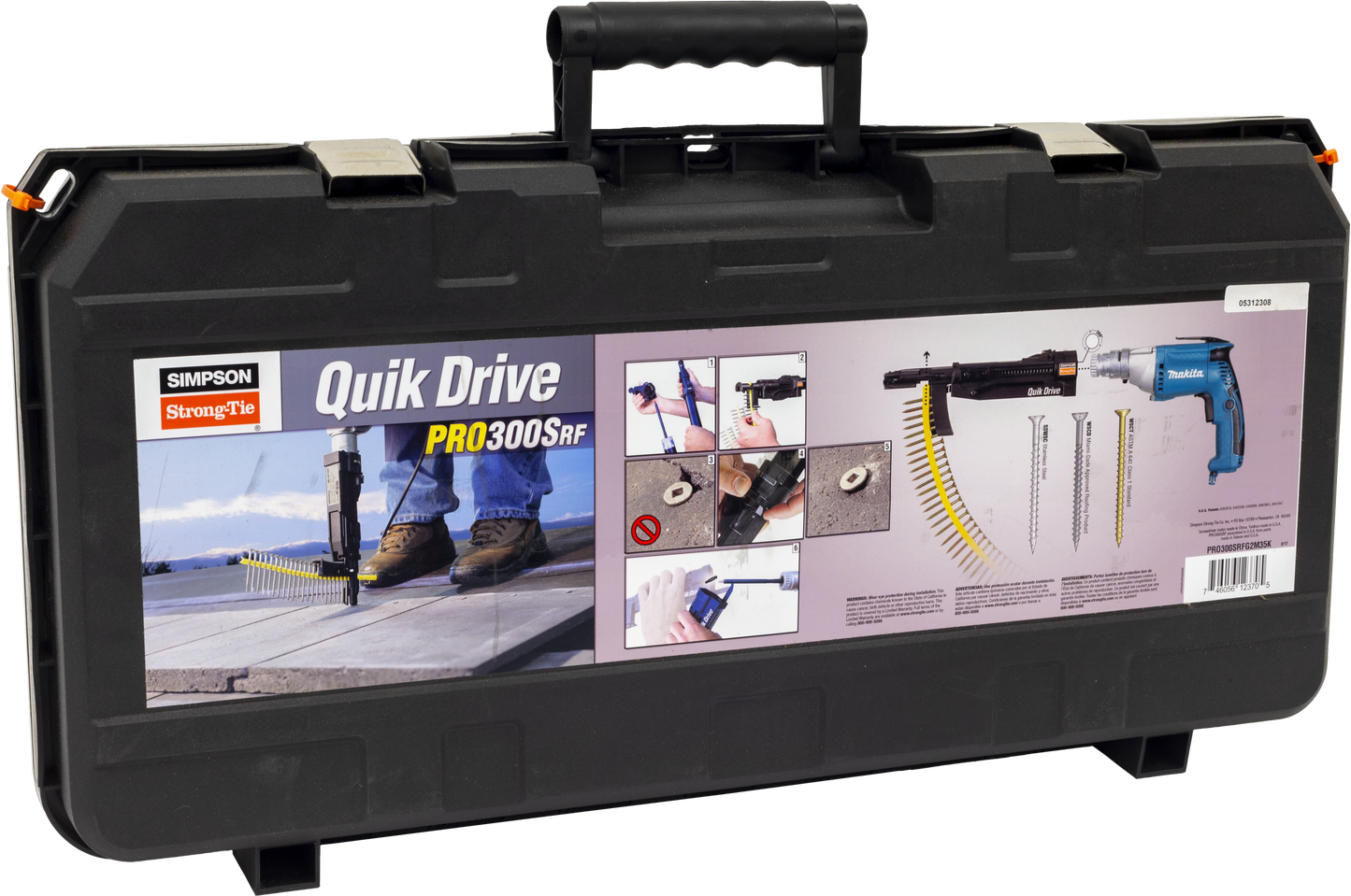 Simpson Strong-Tie PRO300SRFG2M35K Quik Drive® PRO300SRFG2 Roofing Tile System w/ Makita® 3500 RPM Screwdriver Motor