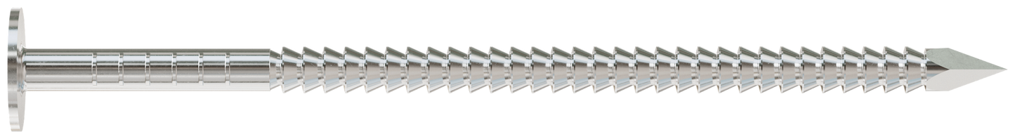 Simpson Strong-Tie T1010ARN5 Roofing Nail, Annular Ring Shank — 3-in. x .131-in. Type 316 Stainless Steel (5 lb.) (Pack of 300)