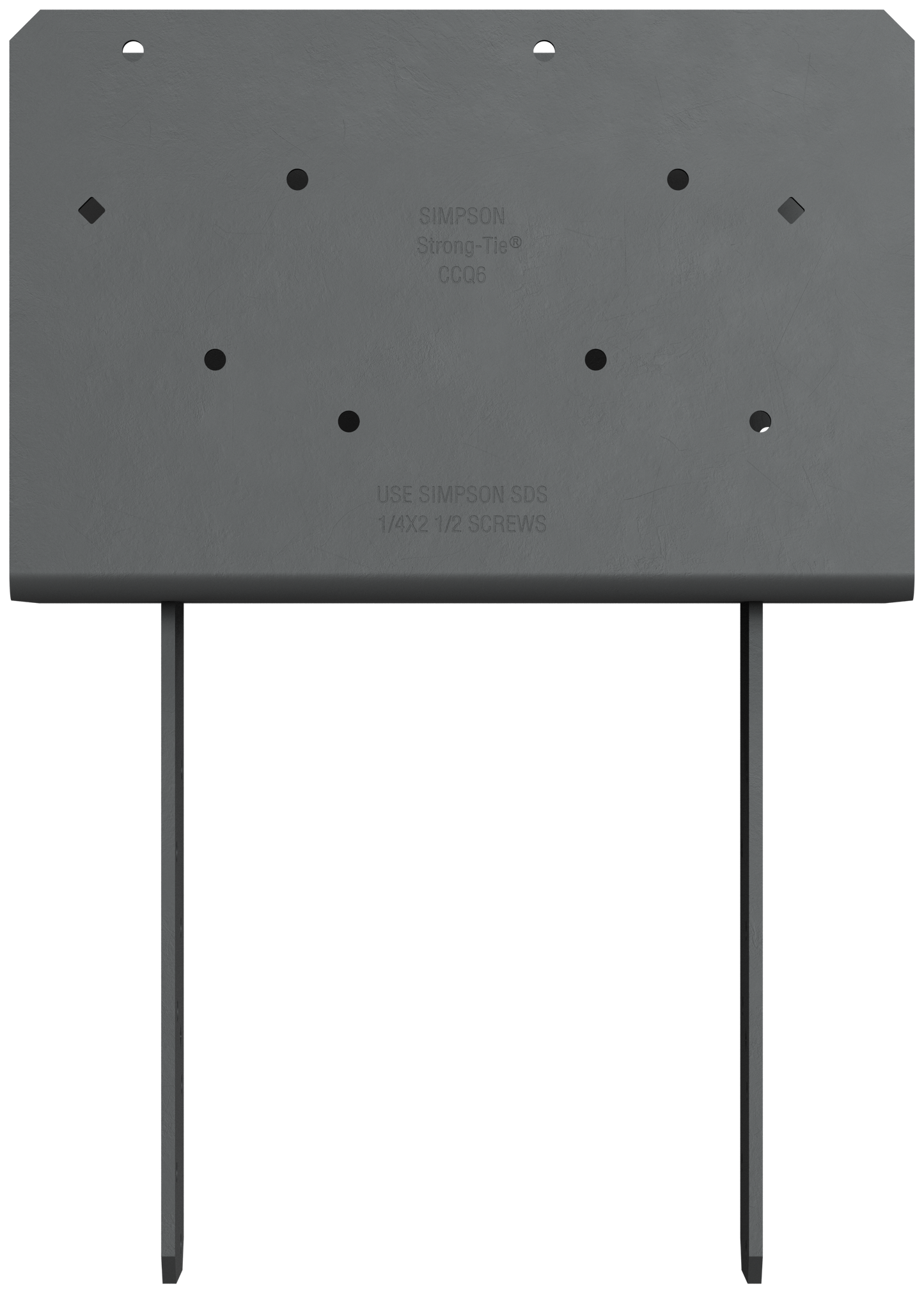 Simpson Strong-Tie CCQ6-7.13SDS2.5 CCQ™ Column Cap for 6x Beam, 7-1/8 in. Post with Strong-Drive® SDS Screws