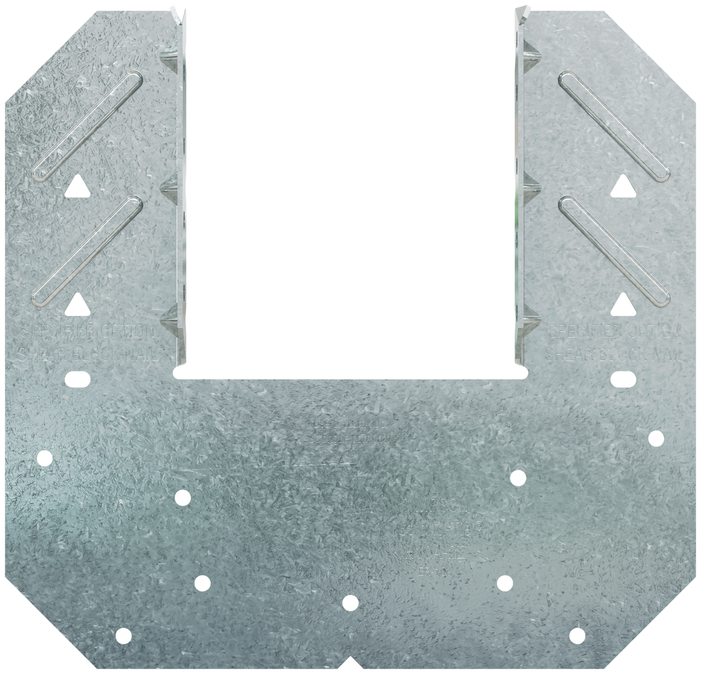 Simpson Strong-Tie H10A-2Z H10A-2 18-Gauge ZMAX® Galvanized Hurricane Tie (Pack of 50)