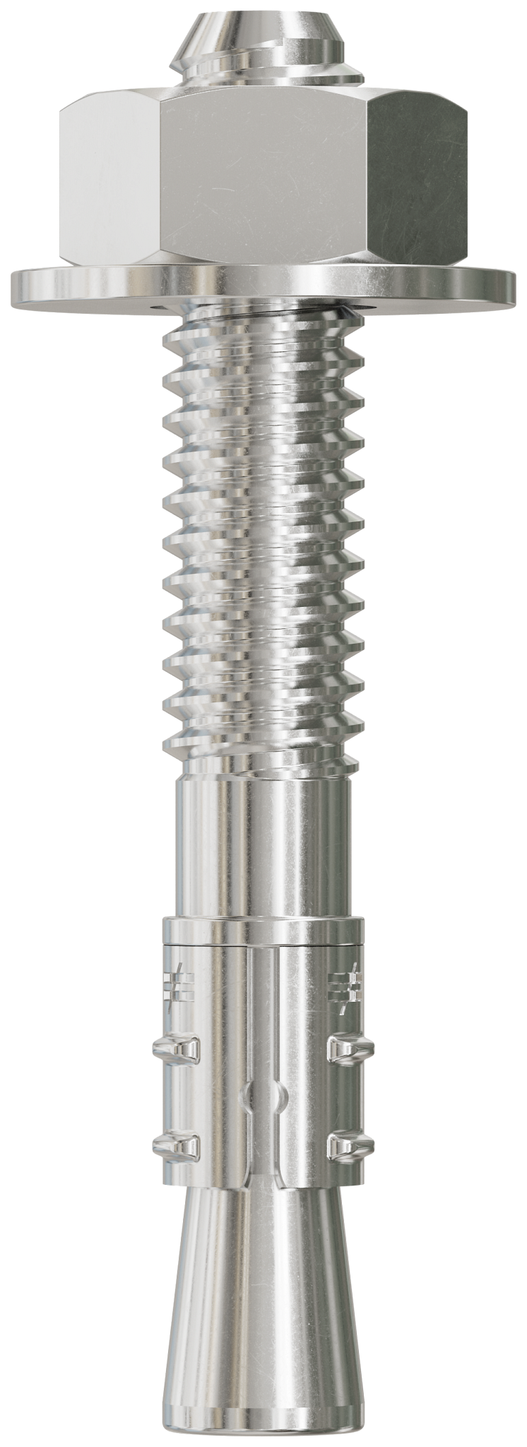 Simpson Strong-Tie STB2-251344SS Strong-Bolt® 2 — 1/4 in. x 1-3/4 in. Type 304 Stainless-Steel Wedge Anchor (100-Qty) (Pack of 490)