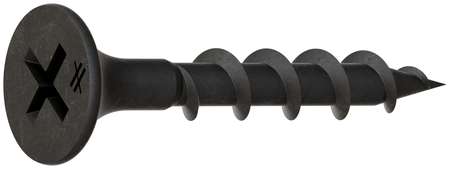 Simpson Strong-Tie DWC1PS DWC Drywall Screw (Collated) — #6 x 1 in. #2 Phillips Bugle-Head (2500-Qty) (Pack of 100)