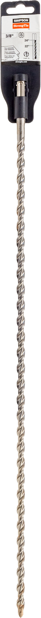 Simpson Strong-Tie MDPL03724 3/8 in. x 24 in. SDS-plus® Shank Drill Bit (Pack of 50)