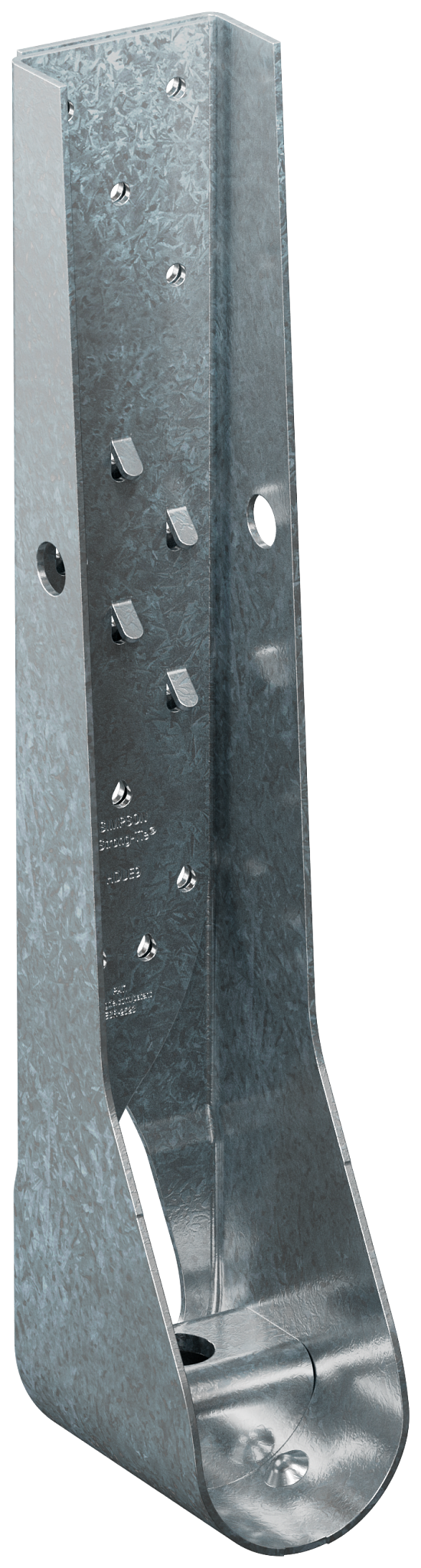 Simpson Strong-Tie HDUE9-SDS3.5 HDUE™ 17-3/8 in. Galvanized Predeflected Holdown with Strong-Drive® SDS Screws