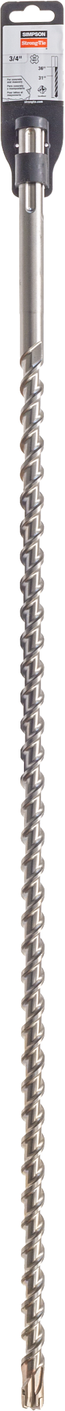 Simpson Strong-Tie MDMX07536Q 3/4 in. x 36 in. SDS-max® Shank Quad-Head Drill Bit