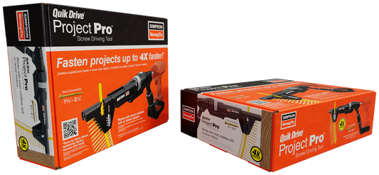 Simpson Strong-Tie QDPROJECTPRO Quik Drive® Project Pro™ Screw Driving Tool (Pack of 3)